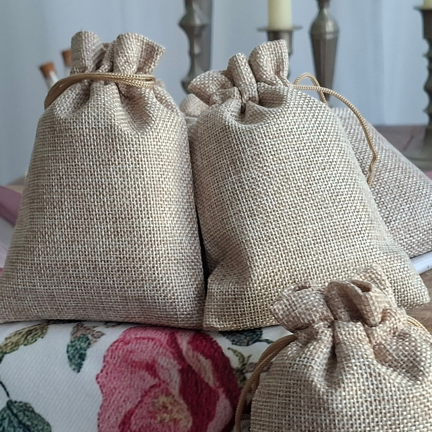 Large Lavender Sachet | Set of 3 | Organic Dried Lavender Gift - Ships Free