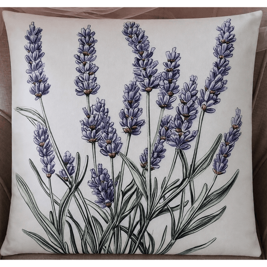 Lavender Scented Decorative Pillow Cover - 9 designs