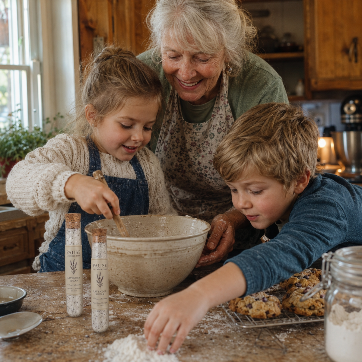 Lavender Sugar Tasters | 6 Varieties | Small-Batch Culinary Lavender Sugar