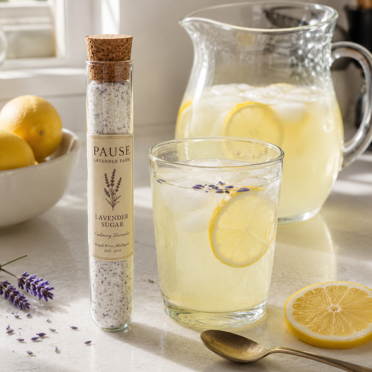 Lavender Sugar Tasters | 6 Varieties | Small-Batch Culinary Lavender Sugar